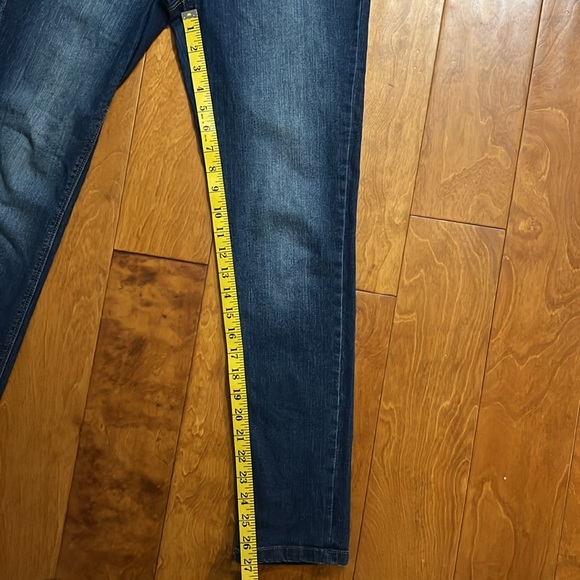 Curve Appeal Blue Skinny Denim Jeans  - Size 4/27 - Medium Wash - Picture 5 of 7